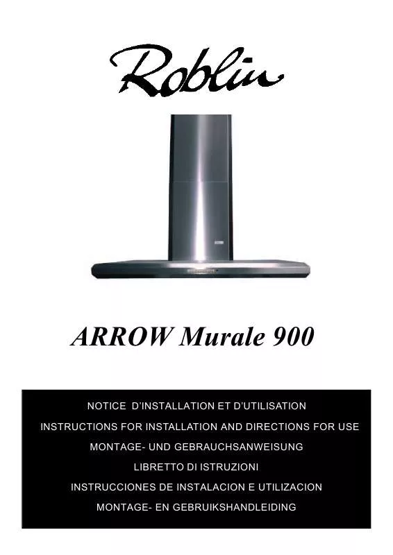 Mode d'emploi ROBLIN ARROW MURALE 900
