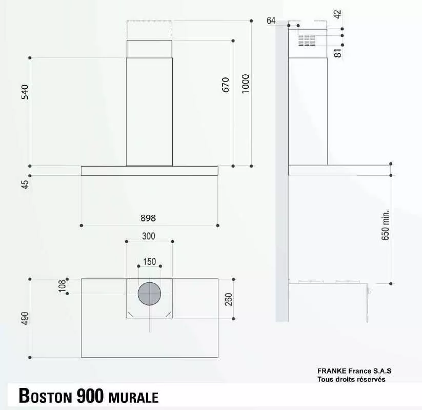 Mode d'emploi ROBLIN BOSTON 900 MURALE