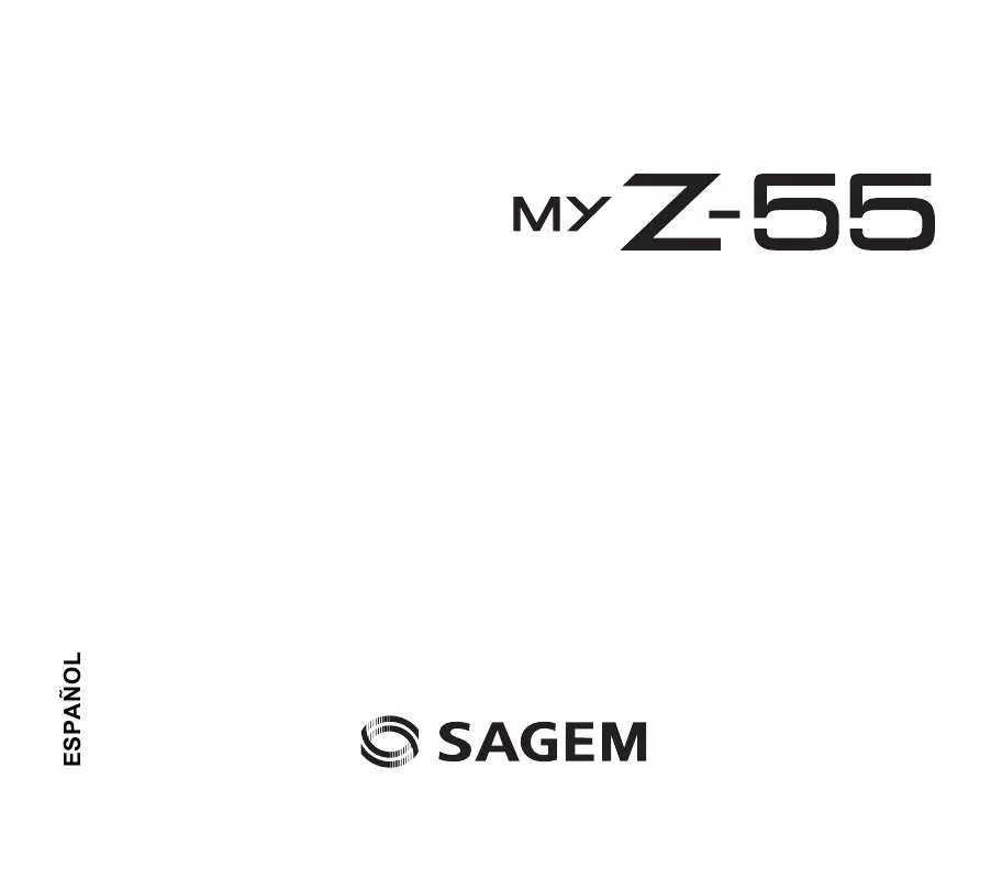 Mode d'emploi SAGEM MYZ-55