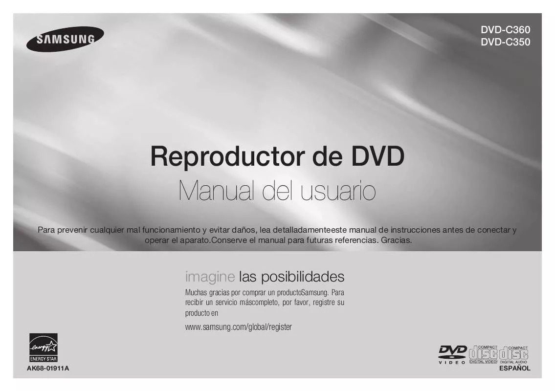 Mode d'emploi SAMSUNG DVD-C360