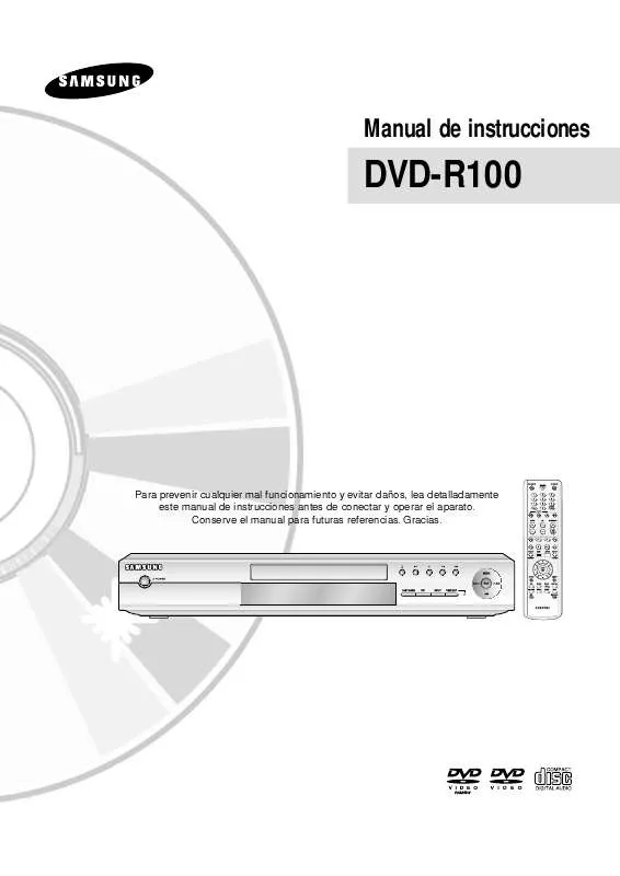 Mode d'emploi SAMSUNG DVD-R100