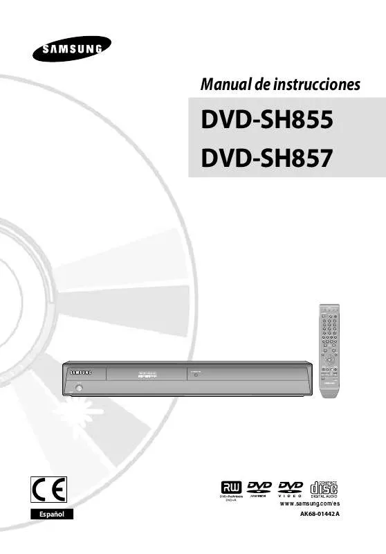 Mode d'emploi SAMSUNG DVD-SH855