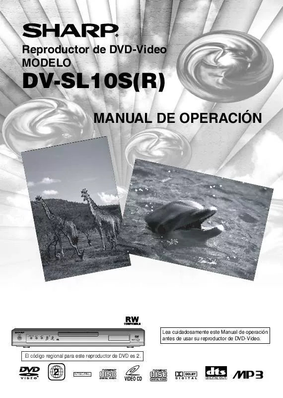 Mode d'emploi SHARP DV-SL10S(R)