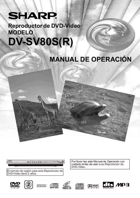 Mode d'emploi SHARP DV-SV80S(R)
