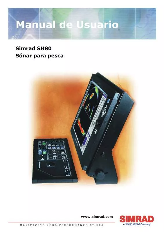 Mode d'emploi SIMRAD SH80