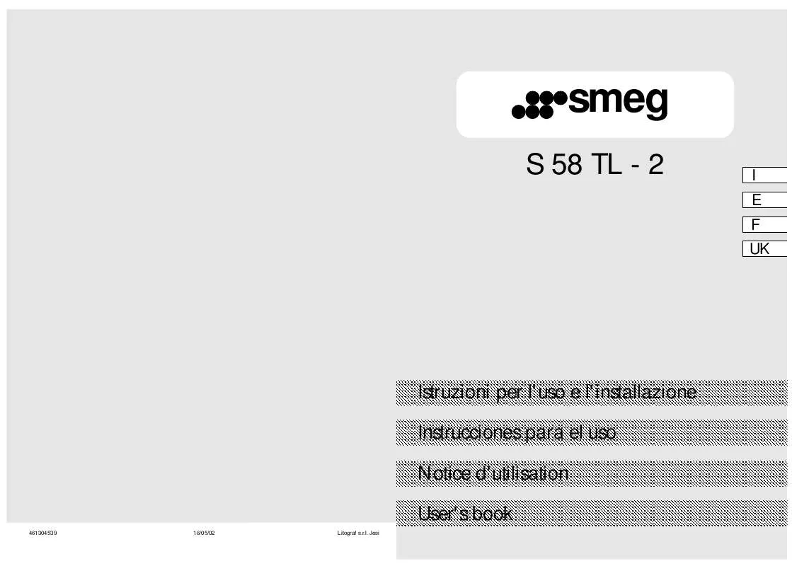 Mode d'emploi SMEG S58TL-2