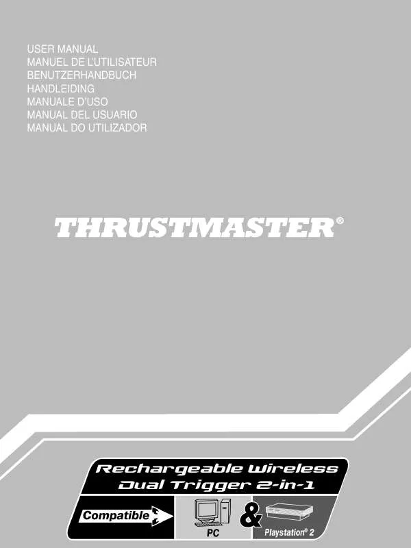Mode d'emploi THRUSTMASTER DUAL TRIGGER WIRELESS RECHARGEABLE