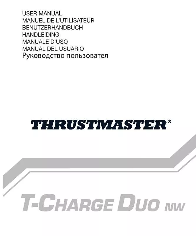Mode d'emploi THRUSTMASTER T-CHARGE DUO NW