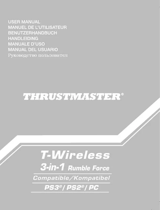 Mode d'emploi THRUSTMASTER T-WIRELESS 3-IN-1 RUMBLE FORCE