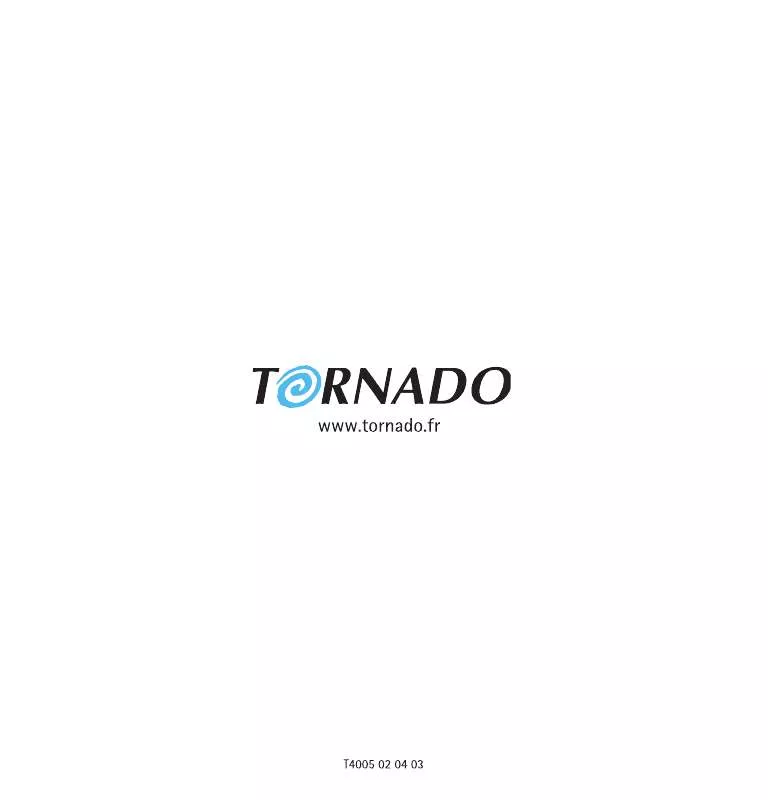 Mode d'emploi TORNADO TO7325