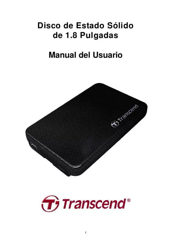 Mode d'emploi TRANSCEND SSD18M