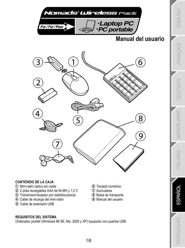 Mode d'emploi TRUSTMASTER NOMAD PACK WIRELESS