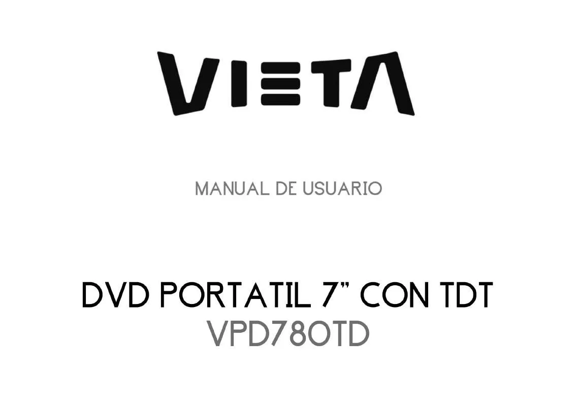 Mode d'emploi VIETA VPD780TD