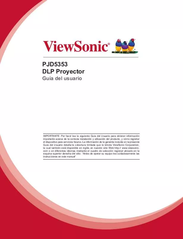Mode d'emploi VIEWSONIC PJD5353