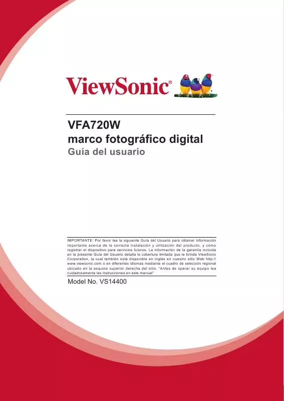 Mode d'emploi VIEWSONIC VFA720W-50