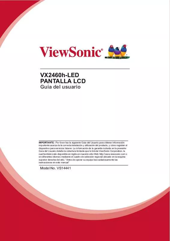 Mode d'emploi VIEWSONIC VX2460H-LED