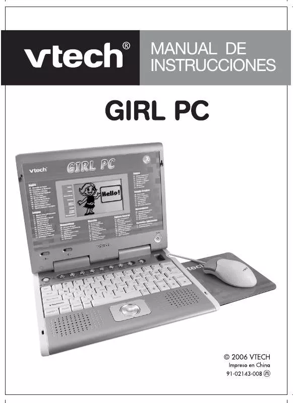 Mode d'emploi VTECH GIRL PC