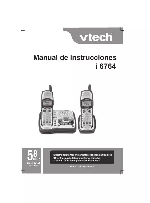 Mode d'emploi VTECH I6764