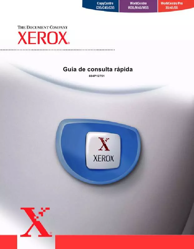 Mode d'emploi XEROX COPYCENTRE C55
