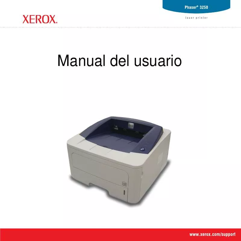 Mode d'emploi XEROX PHASER 3250