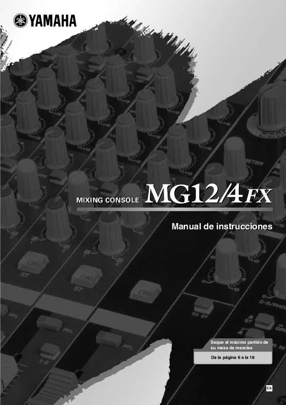 Mode d'emploi YAMAHA MG12-4FX