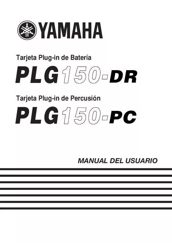 Mode d'emploi YAMAHA PLG150-DR-PLG150-PC