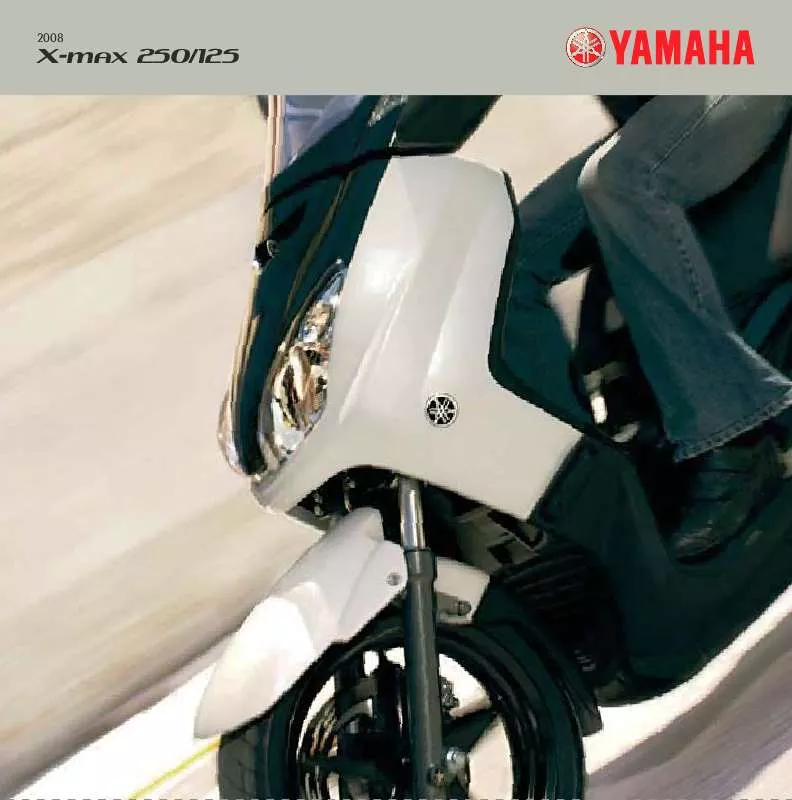Mode d'emploi YAMAHA X-MAX 250
