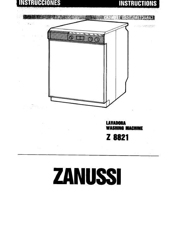 Mode d'emploi ZANUSSI Z8821 SUPERINOX