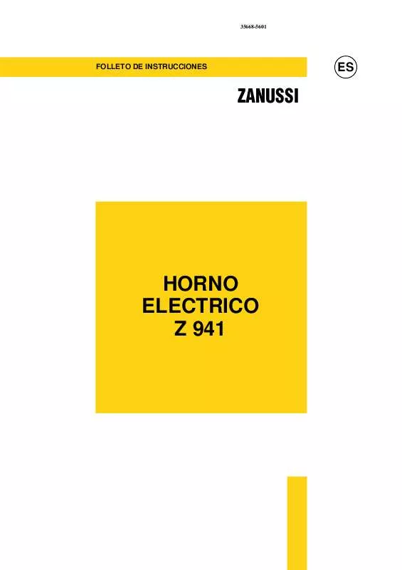 Mode d'emploi ZANUSSI Z941MP