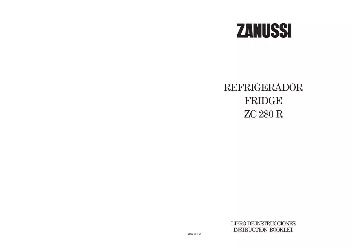 Mode d'emploi ZANUSSI ZC280R