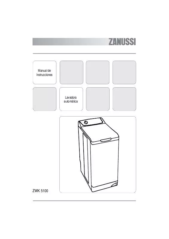 Mode d'emploi ZANUSSI ZWK5100