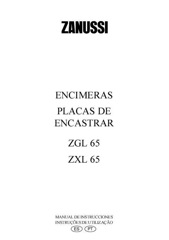 Mode d'emploi ZANUSSI ZXL65IX