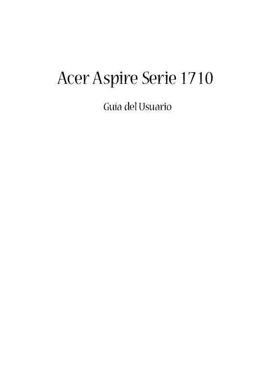 Mode d'emploi ACER ASPIRE 1710