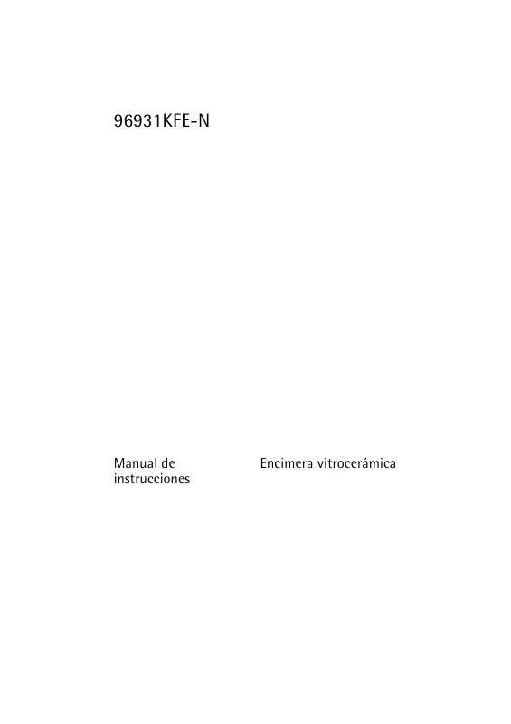 Mode d'emploi AEG-ELECTROLUX 96931KFE-N