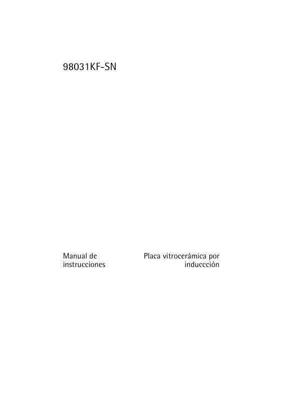 Mode d'emploi AEG-ELECTROLUX 98031KF-SN 37T