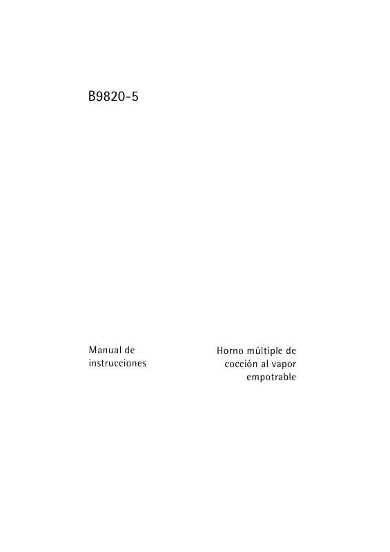 Mode d'emploi AEG-ELECTROLUX B9820-5-A