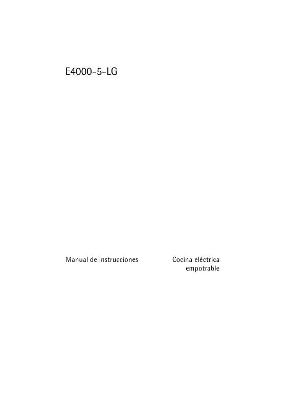 Mode d'emploi AEG-ELECTROLUX E4000-5-LG