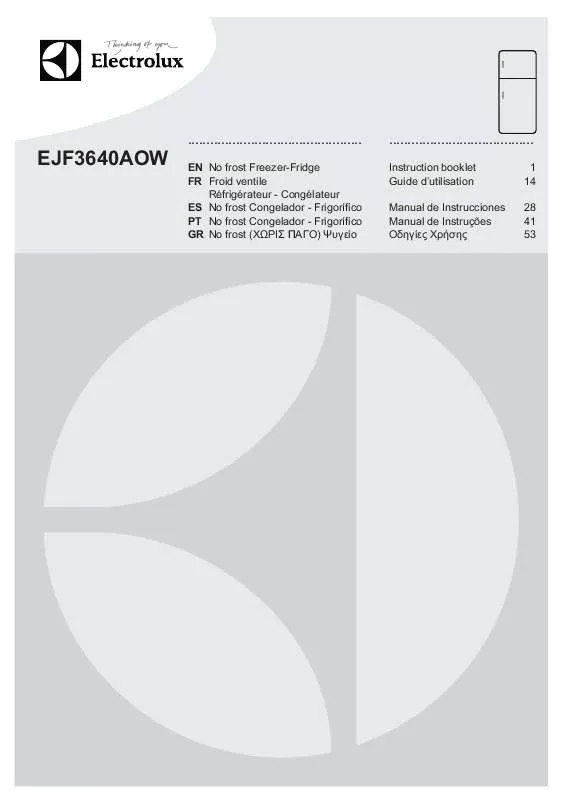 Mode d'emploi AEG-ELECTROLUX EJF3640AOW