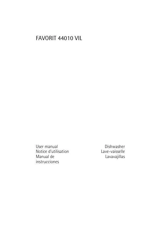 Mode d'emploi AEG-ELECTROLUX F44010VIL