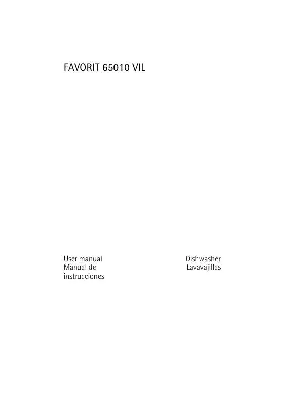 Mode d'emploi AEG-ELECTROLUX F65010VIL