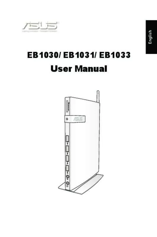 Mode d'emploi ASUS EEEBOX PC EB1503-B044E