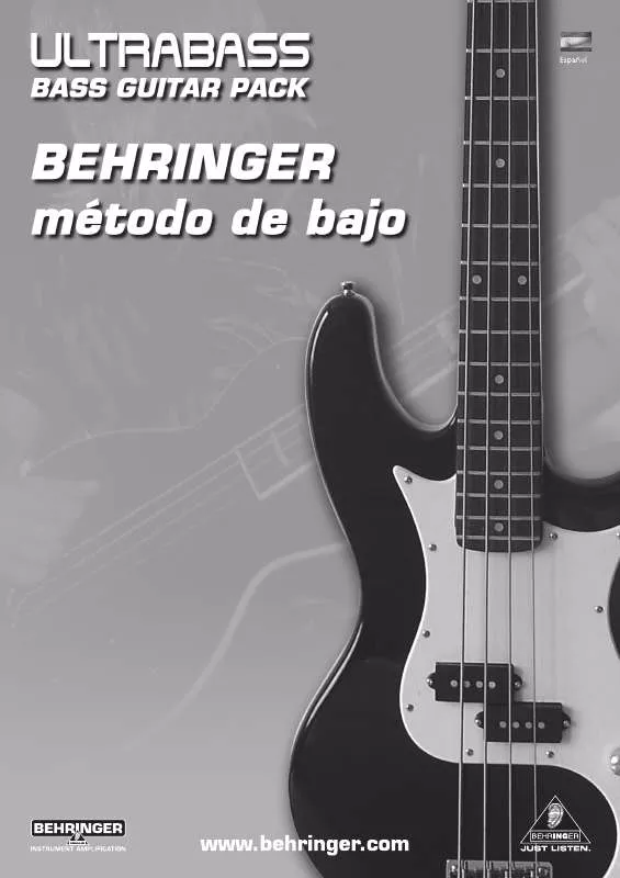 Mode d'emploi BEHRINGER BT108 BASSPACK