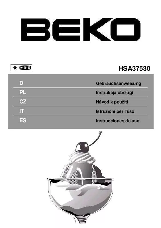 Mode d'emploi BEKO HSA37530