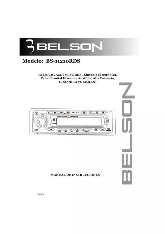 Mode d'emploi BELSON BS-11210