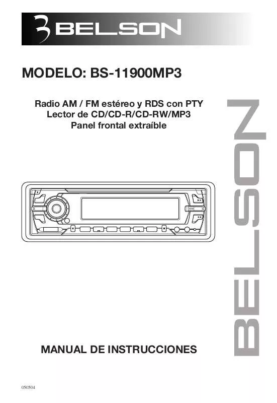 Mode d'emploi BELSON BS-11900