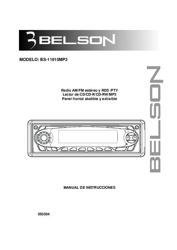 Mode d'emploi BELSON BS-11910