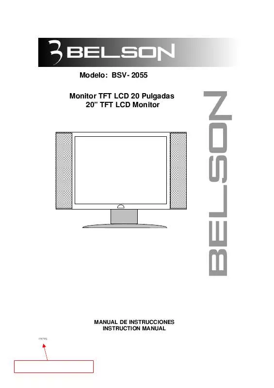 Mode d'emploi BELSON BSV-2055