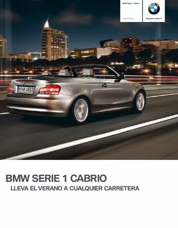 Mode d'emploi BMW 118I CABRIOLET