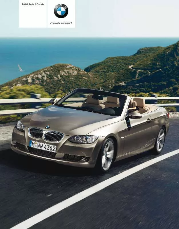 Mode d'emploi BMW 320D CABRIOLET