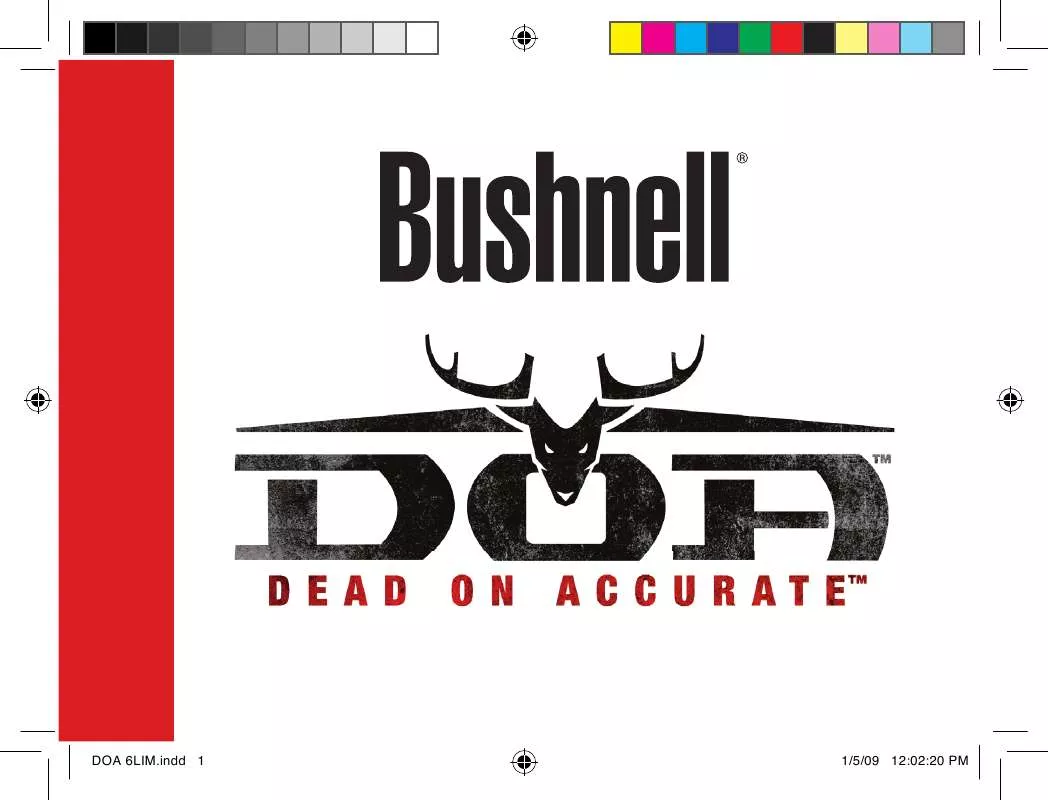 Mode d'emploi BUSHNELL DOA